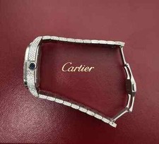 Cartier Santos de Cartier WHSA0015 | Iced Out, Diamonds 7