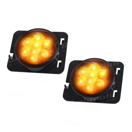 7" LED Headlights Tail Lights Fog Turn Fender Lamp Combo for Jeep Wrangler JK - Picture 21 of 24