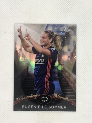 2023 Topps Knockout Womens UCL Eugenie Le Sommer Purple #/25 Olympique Lyonnais
