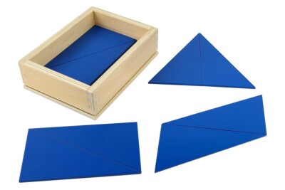 Constructive Blue Triangles - MONTESSORI SENSORIAL MATERIAL