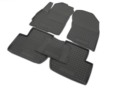 Fully Tailored Rubber | Set Car Floor Mats Carpet MITSUBISHI OUTLANDER 2007 2013