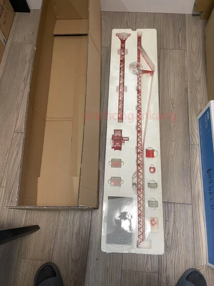 ROS 80106 Wolff 7532.12 CLEAR Tower Crane 1/87 HO Scale Die-cast Brand-new MIB - Image 3 of 4