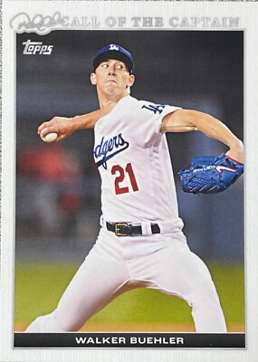 2022 Topps X Call of the Captain #11 Walker Buehler-Free Shipping Always!