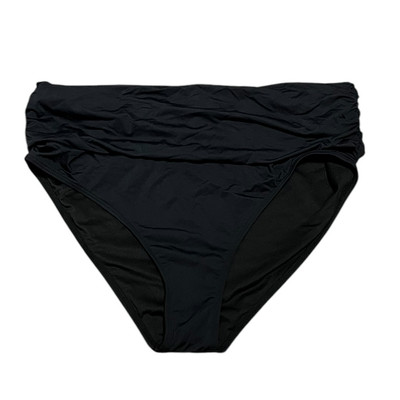 Tempt Me High Waisted Tummy Control Swim Bikini Bottoms, Size L, NWT