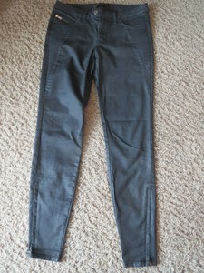 zara zipper jeans