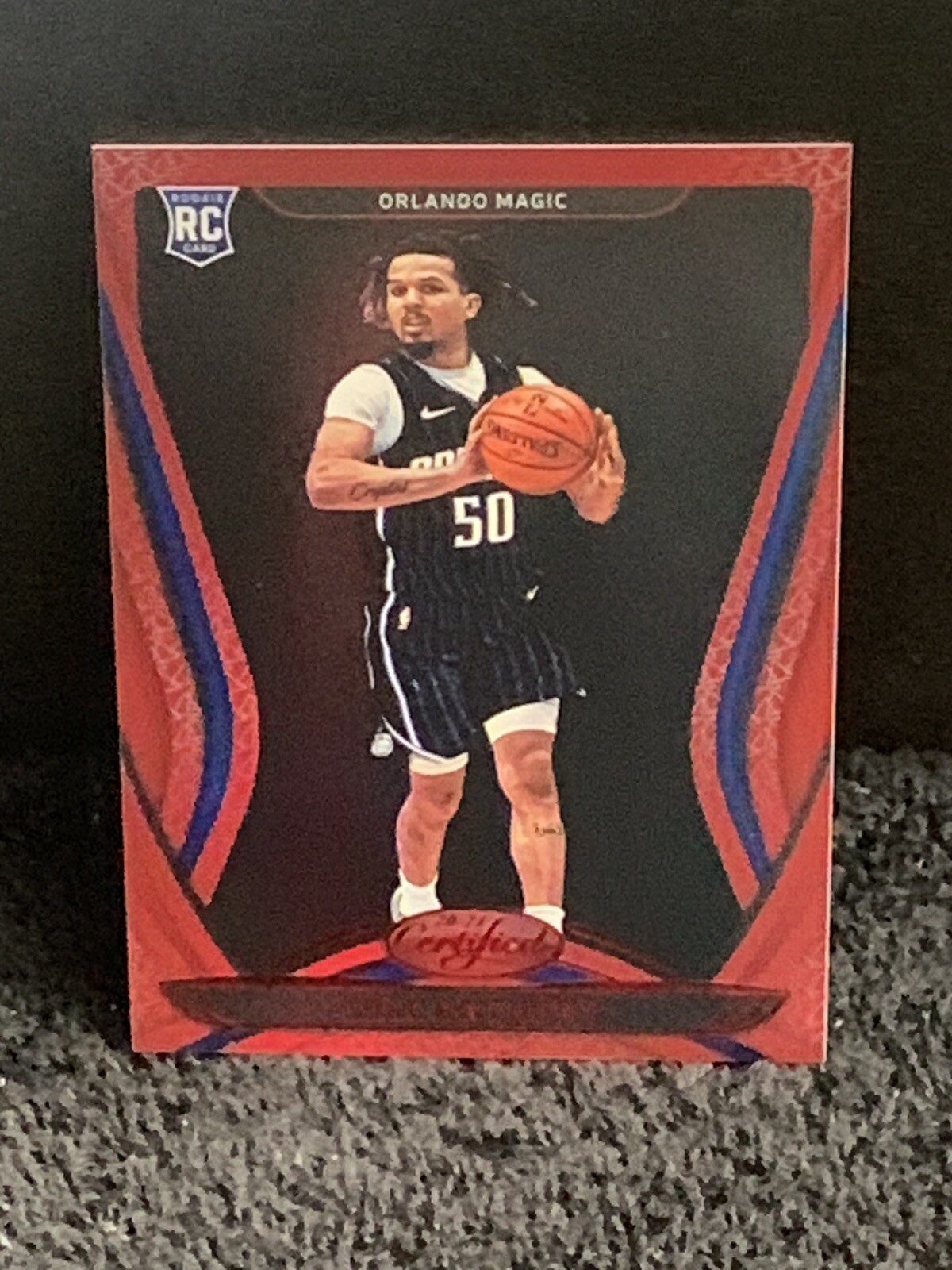 Cole Anthony 2020-21 Panini Certified Red Mirror RC # 186 Orlando Magic Rookie