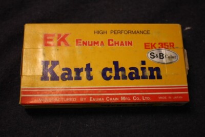GO KART RACING ENUMA EK35R SPACED CHAIN 35R 96 L NEW OLD STOCK
