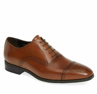 To Boot New York brogued cap toes Anton Cognac Cap Toe Oxford main image 3