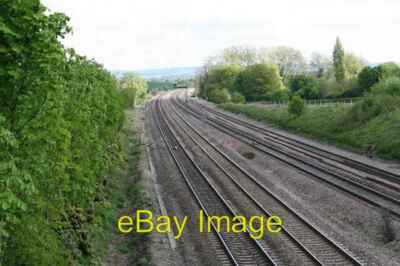 Photo 6x4 Up line to Cholsey South Moreton This area seems to be all bend c2009