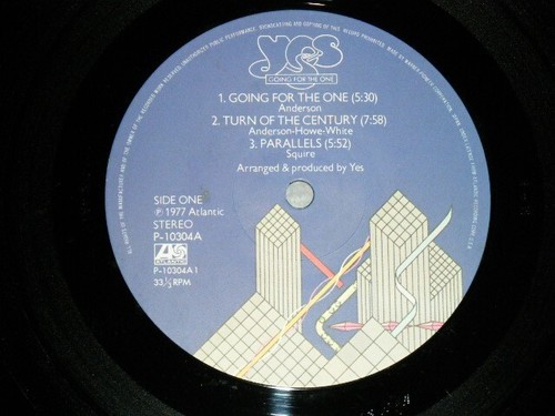 YES Japan 1977 P-10304A NM LP+Obi GOING FOR THE ONE - Picture 8 of 9