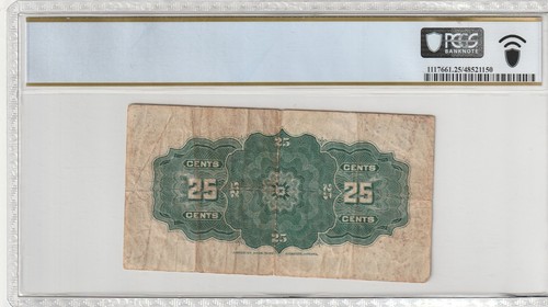 Canada 1900 25 Cents Certified PCGS Banknote VF 25 Pick DC-15a - Picture 2 of 2