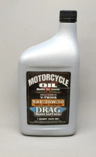 Drag Specialties Motorcycle OIL V-Twins High PERFORMANCE 20W-50 Synthetic 1 Qt