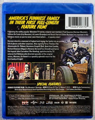 Munster, Go Home! (Blu-ray, 1966) Scream Factory Fred Gwynne Rob 