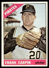 1966 Topps Frank Carpin Rookie Pittsburgh Pirates #71