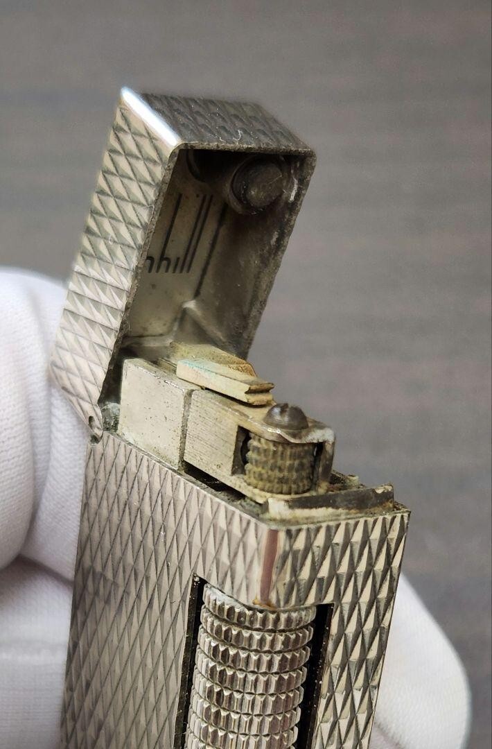 Dunhill Popular models roller gas lighter Silver | eBay
