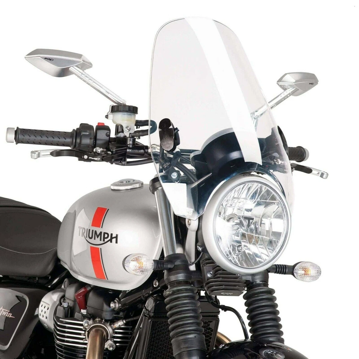 Puig Custom 2 Screen Windshield Clear Daelim VT 125 Evolution 2000