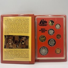 1990 Mint Proof Coin Set - Aboriginal People - Elizabeth II in RAM Case