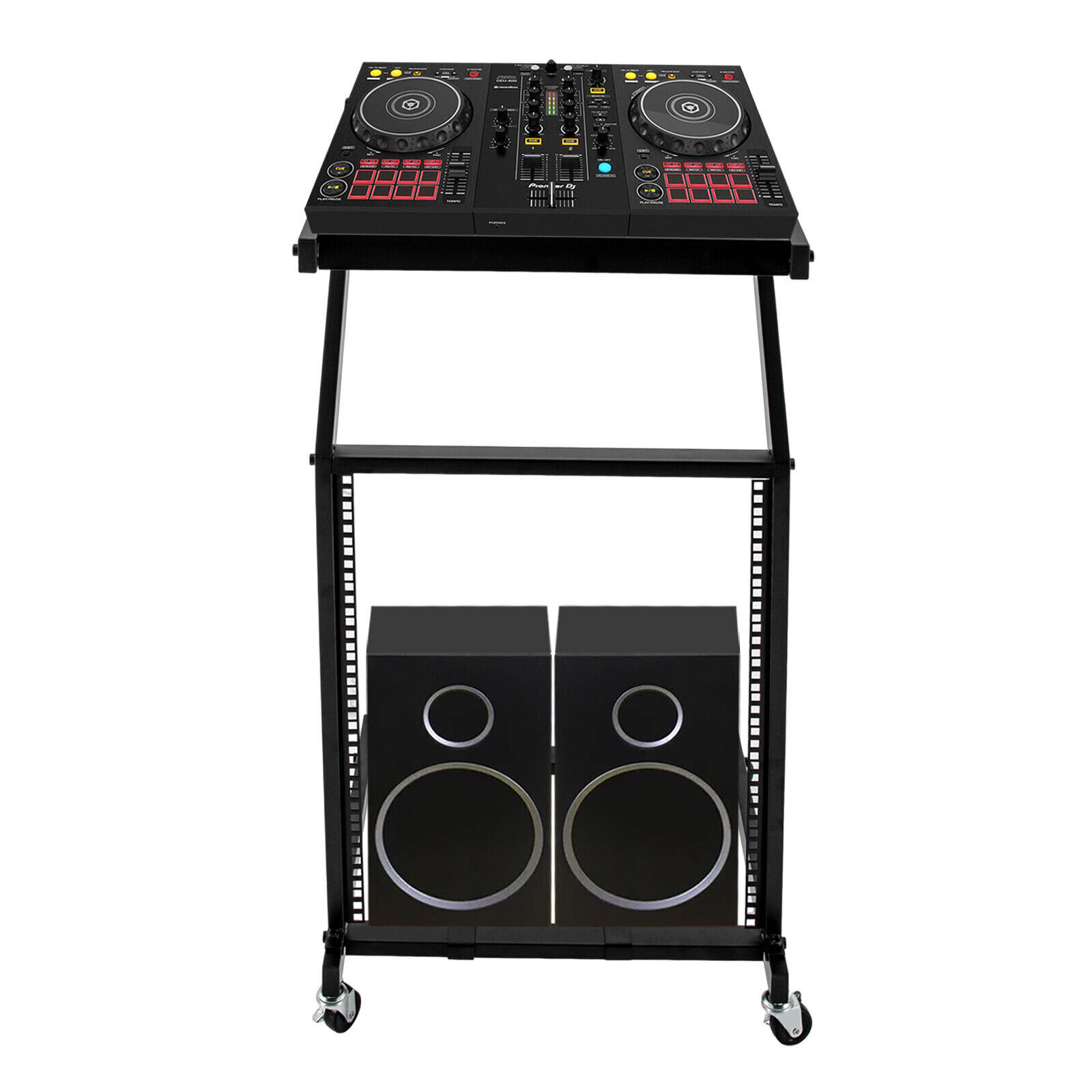 9U12U/16U Rack Mount Mixer Case Stand Studio Equipment Cart Stage Amp