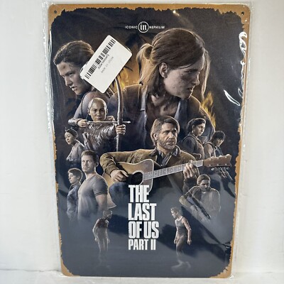 The Last Of Us Metal Sign 8x12 Tin Part 2