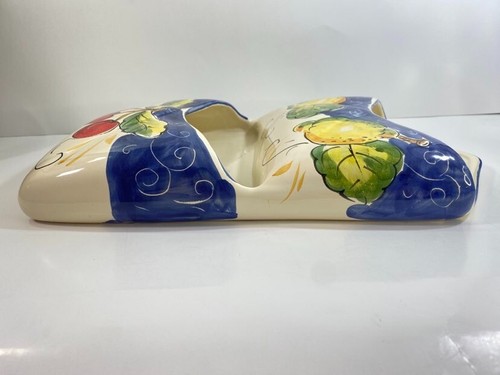 Hand Painted Ceramic Wall Pocket, Letter/Mail Organizer – Made in ITALY - Floor - Picture 6 of 7