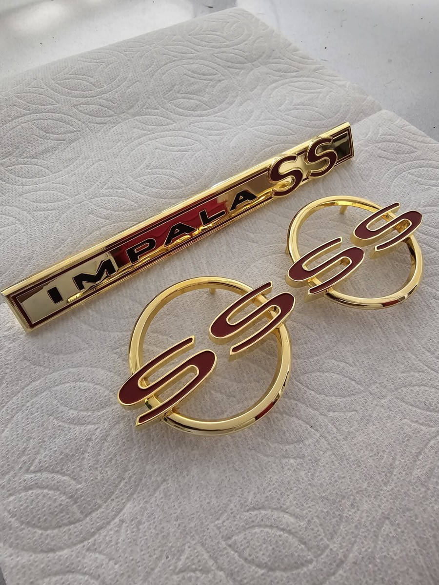 【絶版】 amt 旧ロゴ '64 Chevrolet Impala SS 89年 1964 Chevrolet Chevy Impala SS Rear Quarter Emblems And