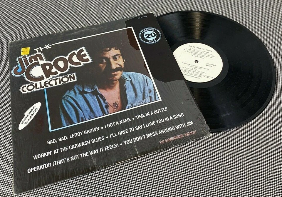 JIM CROCE - COLLECTION - 1977 CANADIAN IMPORT VINYL LP (TB-164) - Image 2 of 3