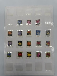 Deutschland Blumen Dauerserie Postfrisch Frankaturware Lot 18 Marken 18€ Wert