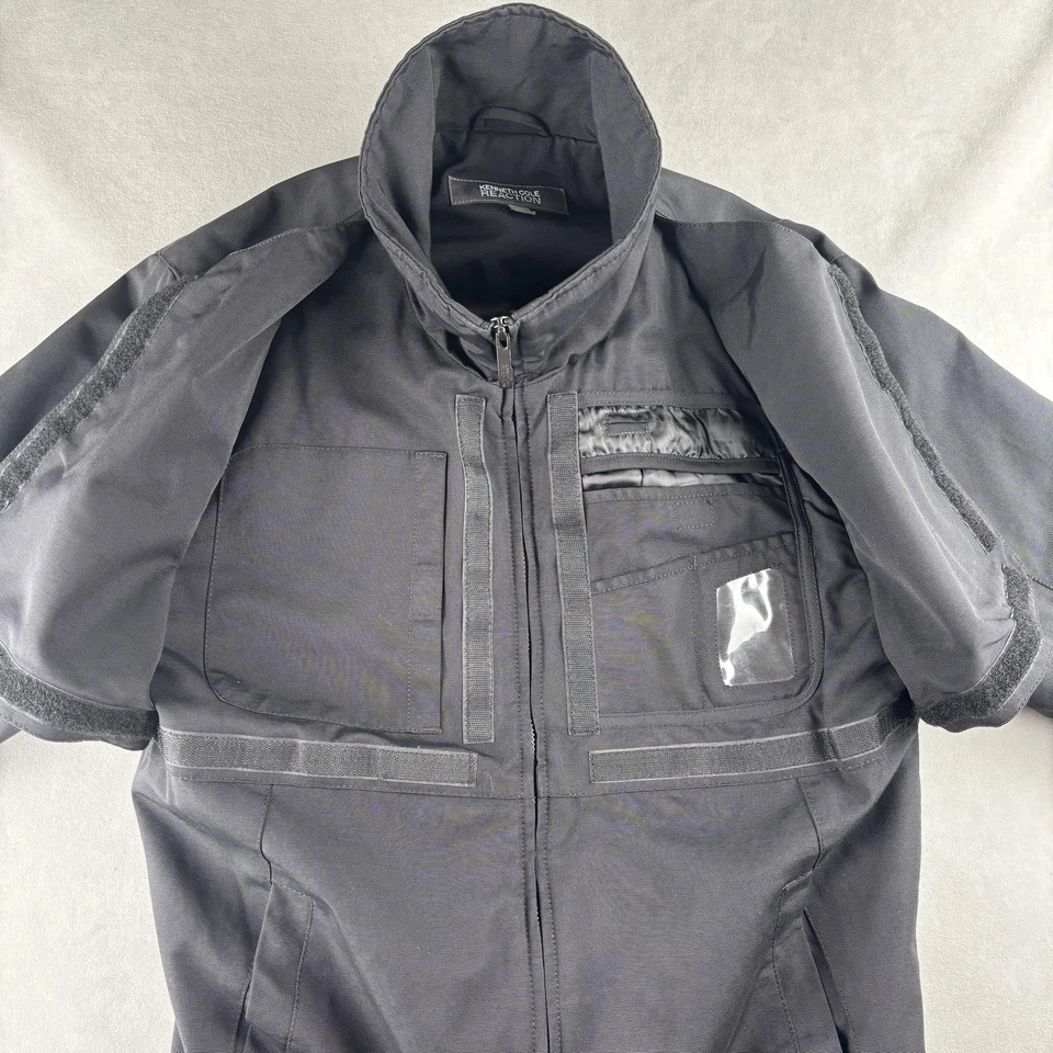 Chaqueta Kenneth Cole Reaction Hombre M Negra 3 en 1 Vellón Extraíble Pesada Duradera Foto 4 de 4