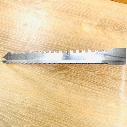 Vintage Quikut Quikkle Knife Stainless 2 Edge Serrated Cross Cut Edge 9.5 inch - Picture 7 of 12
