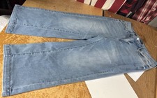 NYDJ WIDE LEG Denim Crop Jeans Womens 12 Everly Light Wash Lift x Tuck Stretch