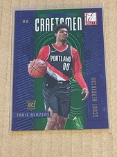 2023-24 NBA DONRUSS ELITE CRAFTSMEN NEON GREEN INSERT SCOOT HENDERSON ROOKIE /75