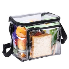 Transparent Lunch Tote, Stadium Approved Clear Bag, Clear