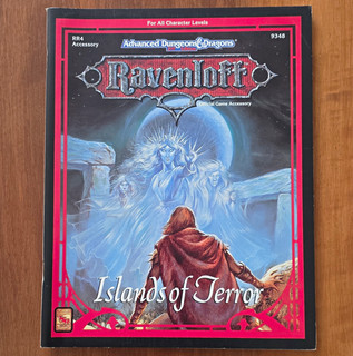 TSR AD&D 2nd Ed. Ravenloft Islands of Terror Map Game Accessory 9348