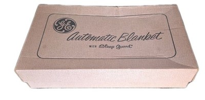 VTG 1960s General Electric Automatic Double Blanket Green Original Box Works RD
