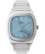 Timex E Line Silber Herren Armbanduhr TW2Y667...