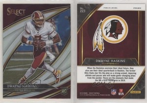 2019 Panini Select Field Level Silver Prizm Dwayne Haskins #223 Rookie RC