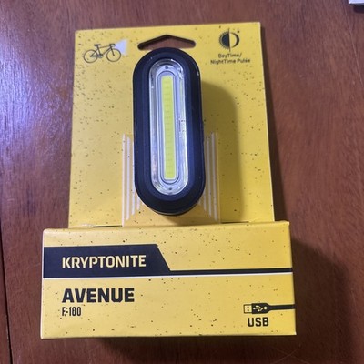 Kryptonite Avenue F-100  Bike Bicycle Black USB Rechargeable Head Front Light