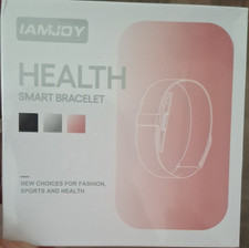 IAMJOY Activity Tracker Fitness  Sleep Monitor Heart Rate BP Black Android iOS