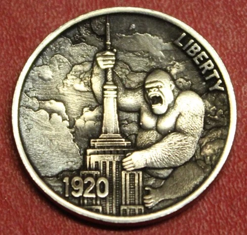 HOBO Buffalo Nickel King Kong Real US Nickel