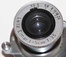Leica Leitz 5cm f/3.5 Elmar M39 Threadmount 1952 Germany NICE Free USA Shipping