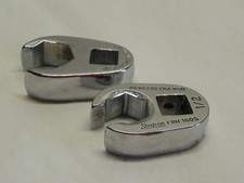 Snap-on 2 Piece 38 Drive Sae Flank Drive Flare Nut Crowfoot Wrench Set Snap-on 2 Piece 38 Drive Sae Flank Drive Flare Nut Crowfoot Wrench Set