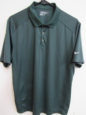 Nike Golf Tour Performance Dri-Fit Green Short-Sleeve Stretch Polo Shirt Large