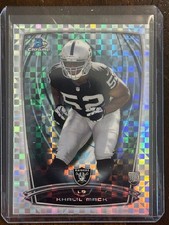 2014 Khalil Mack Bowman Chrome #123 XFRACTOR /10 Refractor RC rookie card