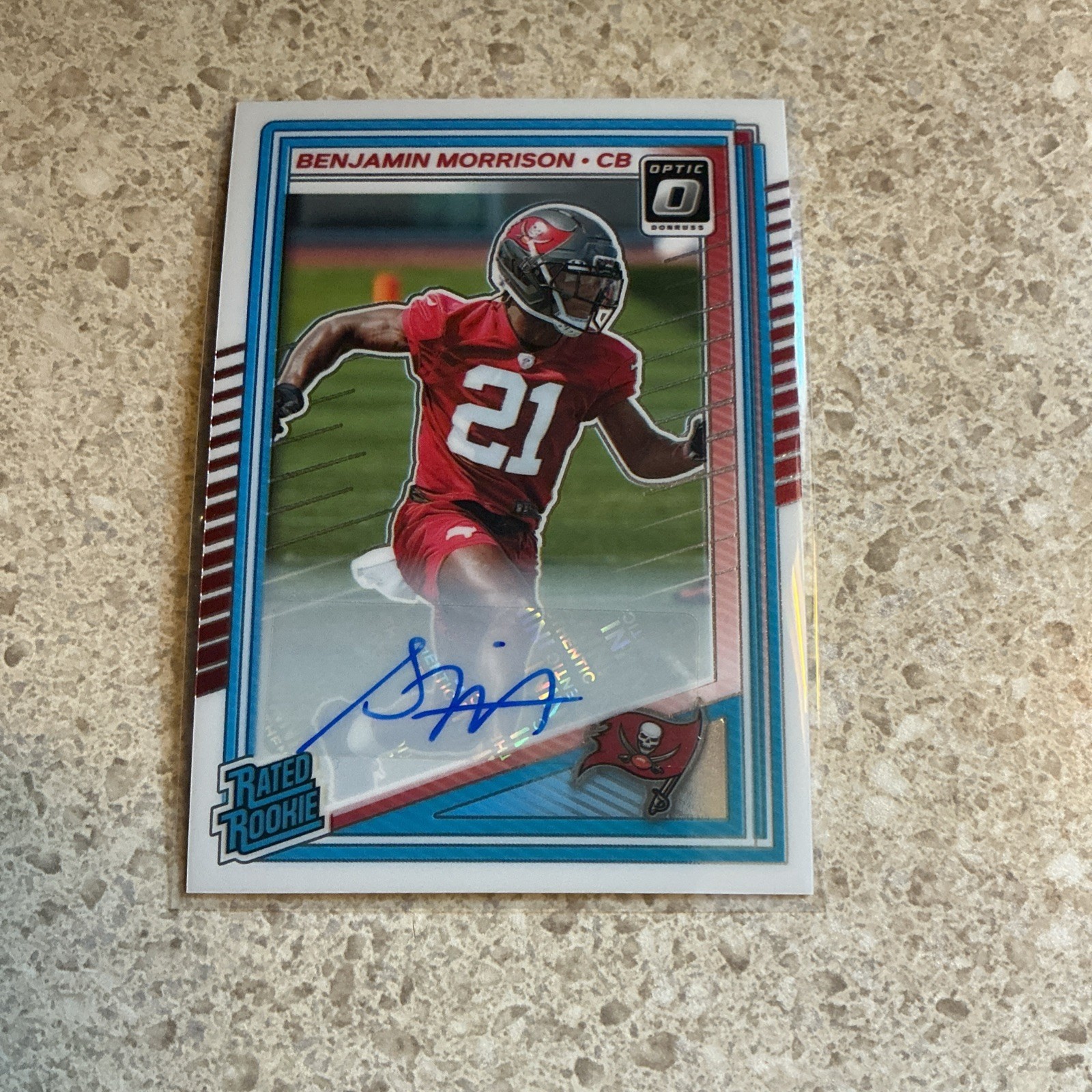 Panini Donruss Optic 2025 Rated Rookie Benjamin Morrison Auto #236 /350 Bucs