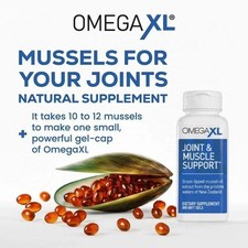 2Pack Omega XL 300 Softgels-Green Lipped Mussel Muscle  Joint Relief Supplemale