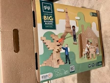 Giant cardboard interlocking building blocks 100 XXL GIGI Bloks educational toy