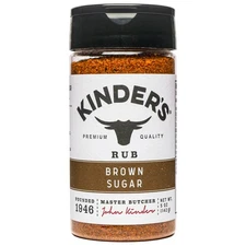 Kinder's Brown Sugar Rub Sweet Hint of Spicy Seasoning Beef Pork 5 Oz Bottle