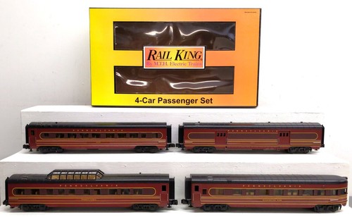 MTH 30-67296 O Pennsylvania 60' Juego de vagones de pasajeros ABS aerodinámicos (juego de 4) Nuevo en caja | Zustand: New