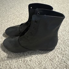 Sogebo unisex Dance Shoes Lace Jazz Shoe Soft Round Toe Ballroom Boots sz 4.5Y