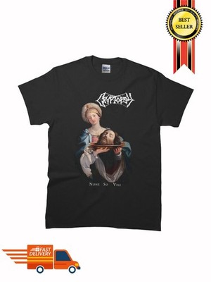 New List Cryptopsy To make them grieve in their lord Their redee T Shirt S - 5XL